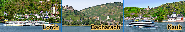 Rheinschifffahrt Bacharach, Rheinschiffe Oberwesel, Loreley, St. Goar, St. Goarshausen Kaub, Lorch, Burg Rheinstein, Bingen, Rdesheim 2024 2025