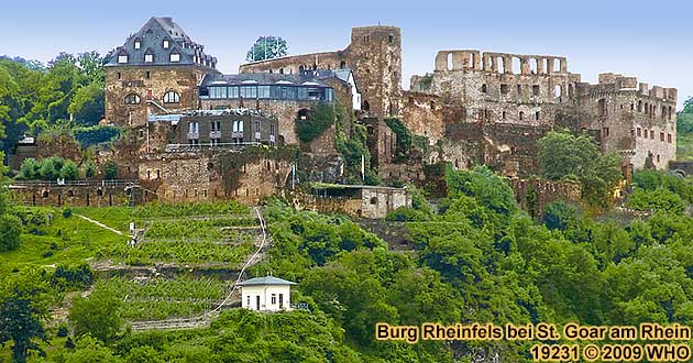 Burg Rheinfels bei St. Goar am Rhein