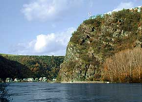 Loreley Foto, Hochwasser, 3. November 1998,  Foto WHO